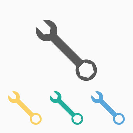 wrench iconのイラスト素材