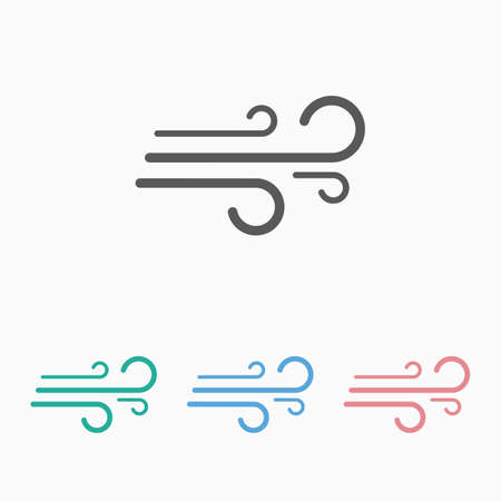 wind iconのイラスト素材