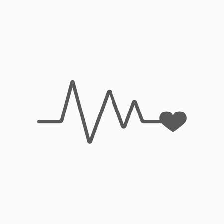 heartbeat iconのイラスト素材