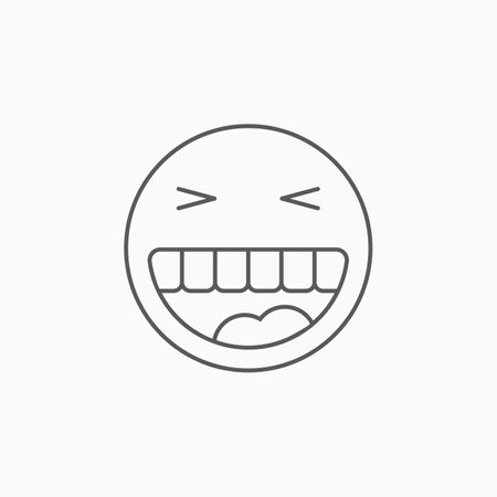 smile iconのイラスト素材