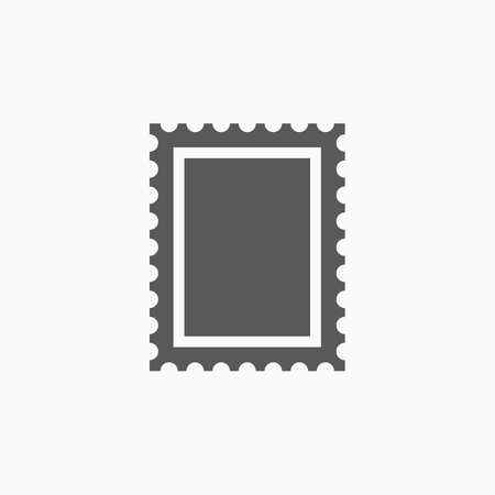 postage stamp iconのイラスト素材