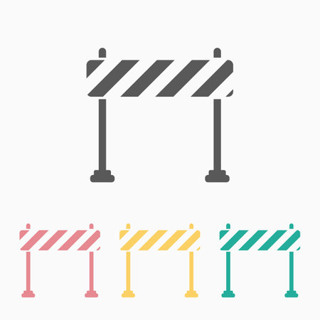 barrier iconのイラスト素材