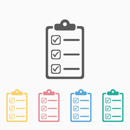 checklist iconのイラスト素材