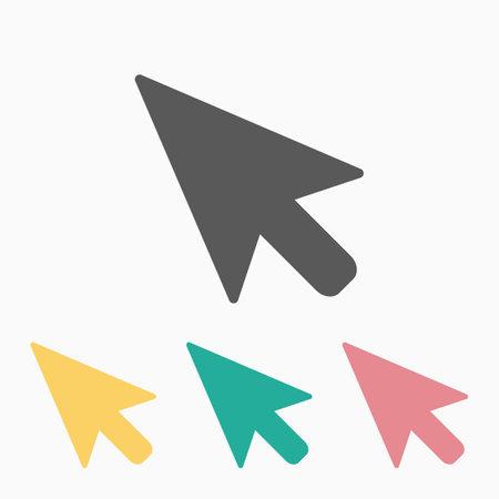 Remote controller's dial, knob, joystick iconのイラスト素材