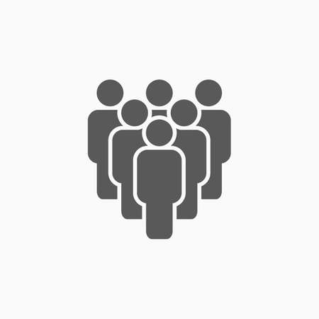 peoples iconのイラスト素材