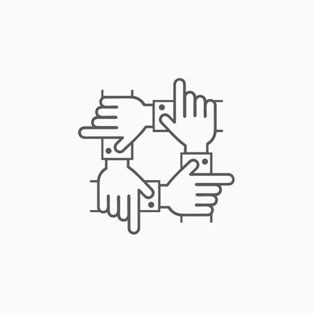 teamwork iconのイラスト素材