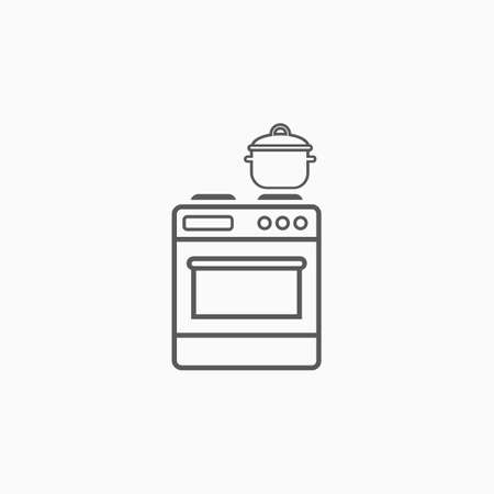 stove iconのイラスト素材