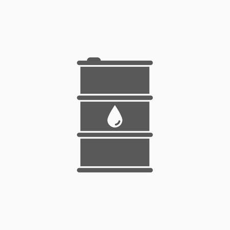 oil barrel iconのイラスト素材