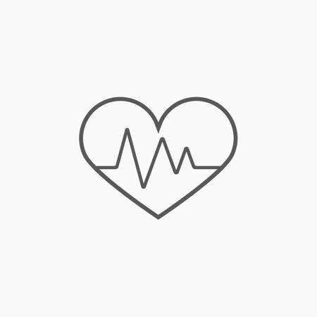 heartbeat iconのイラスト素材