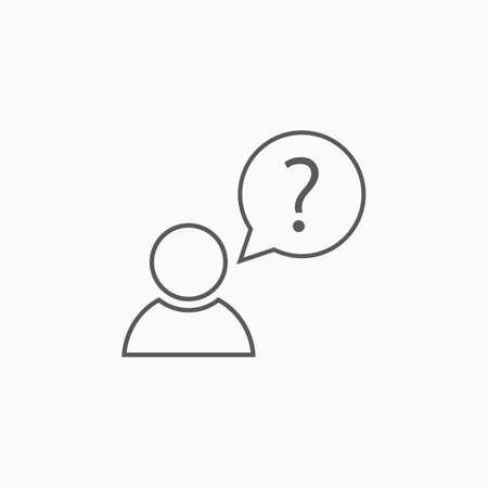 FAQ iconのイラスト素材