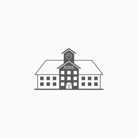 school iconのイラスト素材