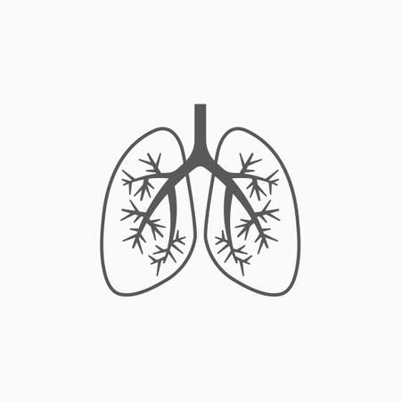 lungs iconのイラスト素材