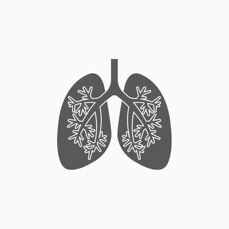 lungs iconのイラスト素材