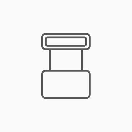 promo stand iconのイラスト素材