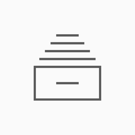 archive report iconのイラスト素材