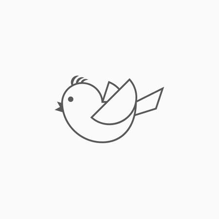 bird iconのイラスト素材
