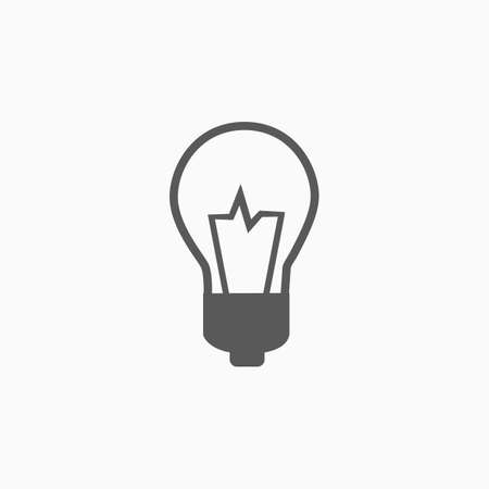bulb iconのイラスト素材