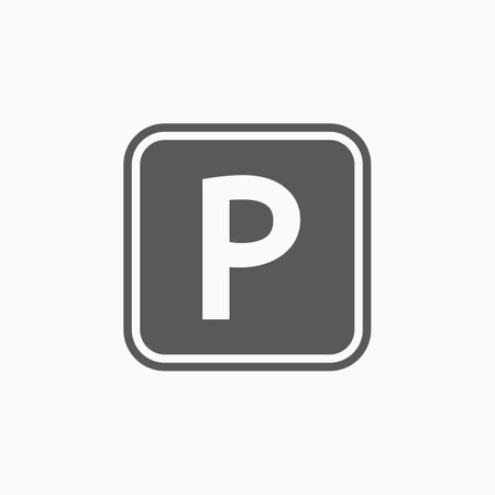 parking iconのイラスト素材