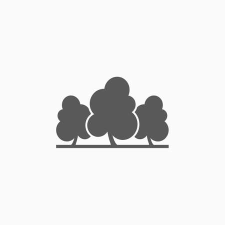 tree icon, plant vectorのイラスト素材