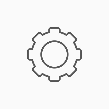 gear icon, tool vectorのイラスト素材