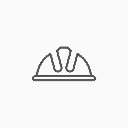 safety helmet iconのイラスト素材