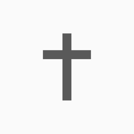 religion cross iconのイラスト素材