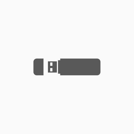 flash drive icon, thumb drive vectorのイラスト素材