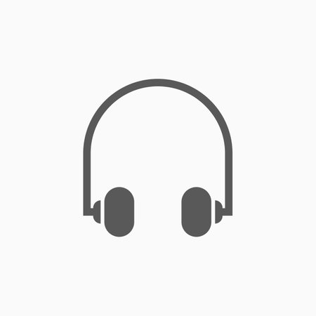 headphone iconのイラスト素材