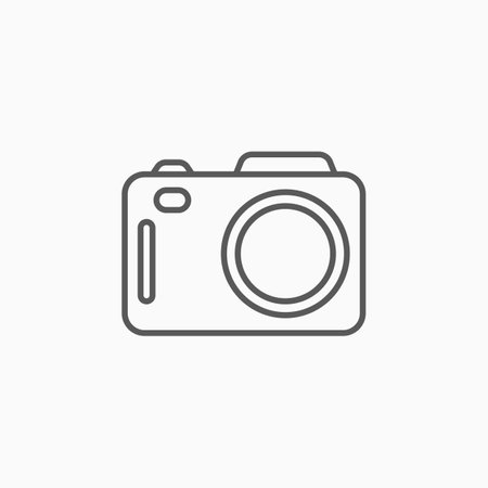camera iconのイラスト素材