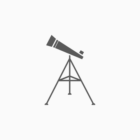 telescope iconのイラスト素材