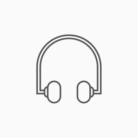 headphone iconのイラスト素材