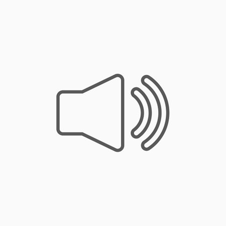 speaker iconのイラスト素材
