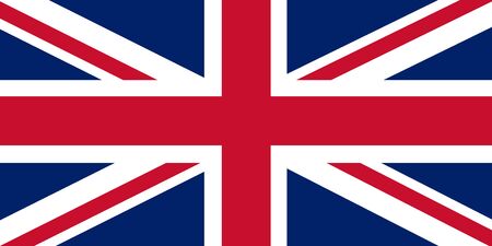 Flag of United Kingdom. Vectorのイラスト素材