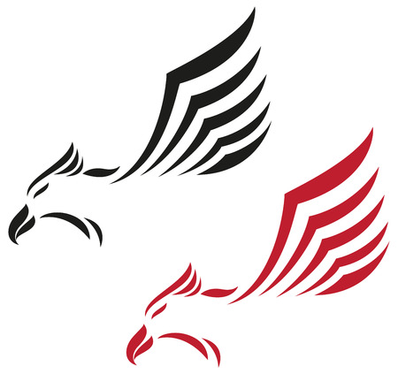 Illustration of Eagle icon のイラスト素材