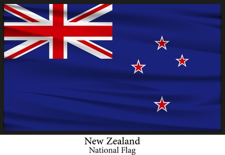 National flag of New Zealandのイラスト素材