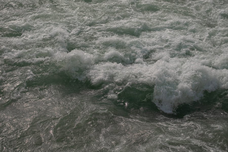 water flows in the river, waterfall, abstract background