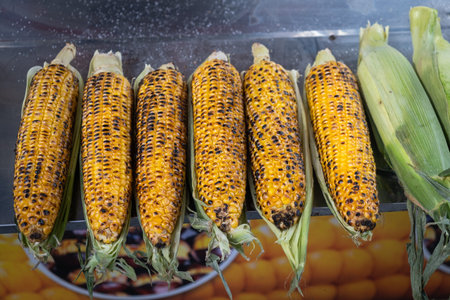 fried corn sold in street vendor