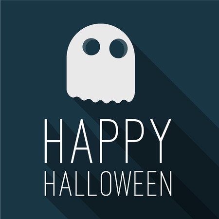 Halloween party. Happy Halloween flan design mock up.のイラスト素材