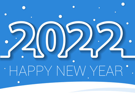 2022 New Year banner.