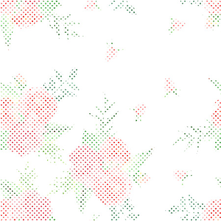 Seamless background pattern with watercolor drawings of blooming watercolor flowers and roses. Colorful watercolor floral collection flowers.Design for invitation, wedding, greeting cards and fabric.の写真素材