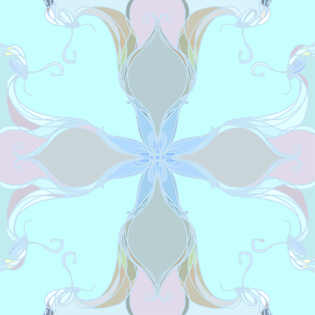 Colorful vector seamless pattern background. Elegant luxury texture for wallpapers, backgrounds and page fill.のイラスト素材