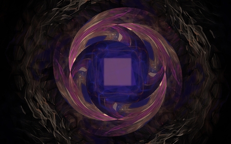 Abstract symbol on a dark backgroundの写真素材