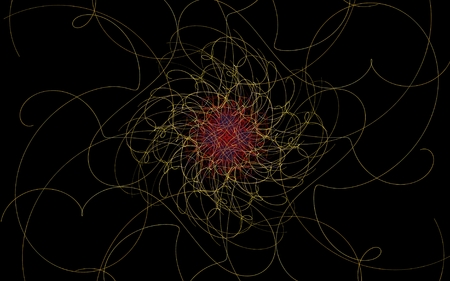 Fabulous cosmic flowerの写真素材