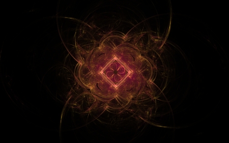 Digitally generated image made of colorful fractalの写真素材