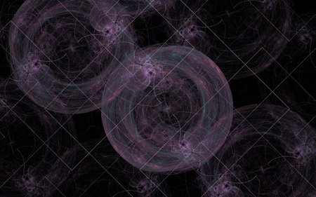 Digitally generated image made of colorful fractal