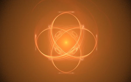 Digitally generated image made of colorful fractalの写真素材
