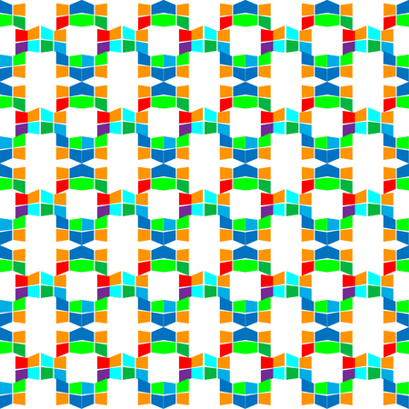 Abstract seamless background of geometric shapesのイラスト素材