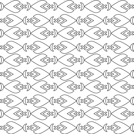 vector illustration abstract seamless background image texture of geometric shapes.のイラスト素材