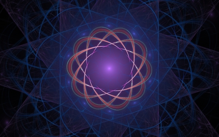 digital generated image in the form of abstract geometric shapes of various shades and colors for use in web design and computer graphics.の写真素材