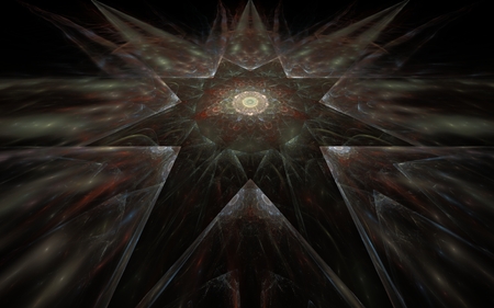 digital generated image in the form of abstract geometric shapes of various shades and colors for use in web design and computer graphics.の写真素材